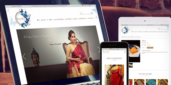 Theertha Designer Studio E-commerce Store is Live!