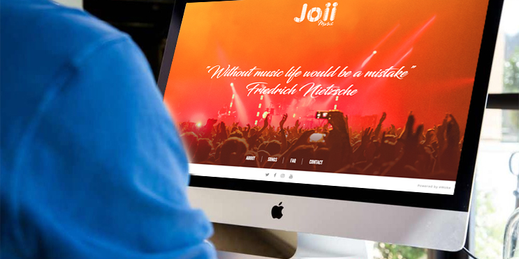 Joii Music Website is Live
