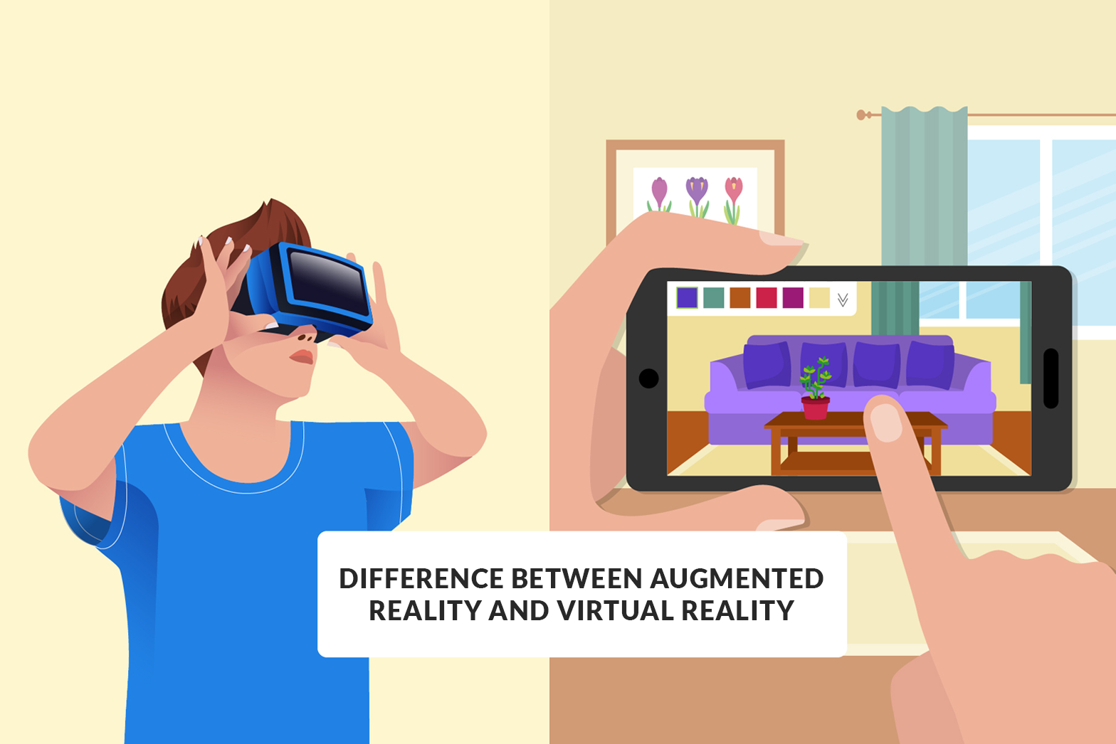 Difference between Augmented Reality and Virtual Reality