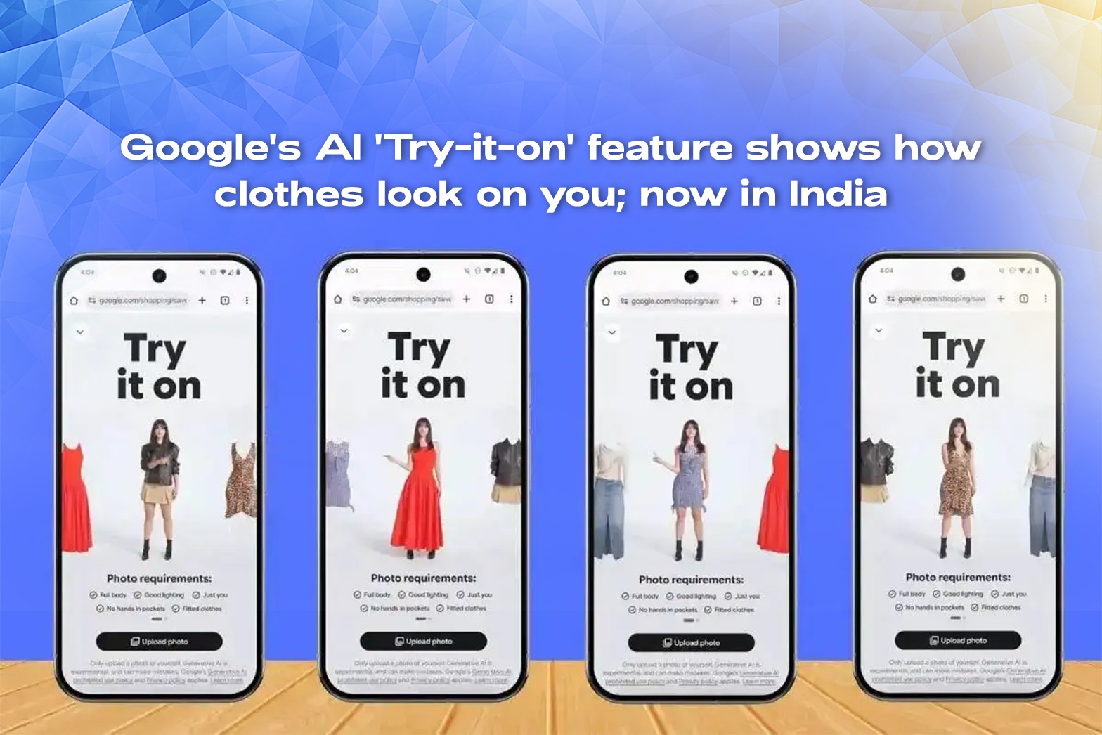 Google’s AI ‘Try-it-on’ feature shows how clothes look on you; now in India