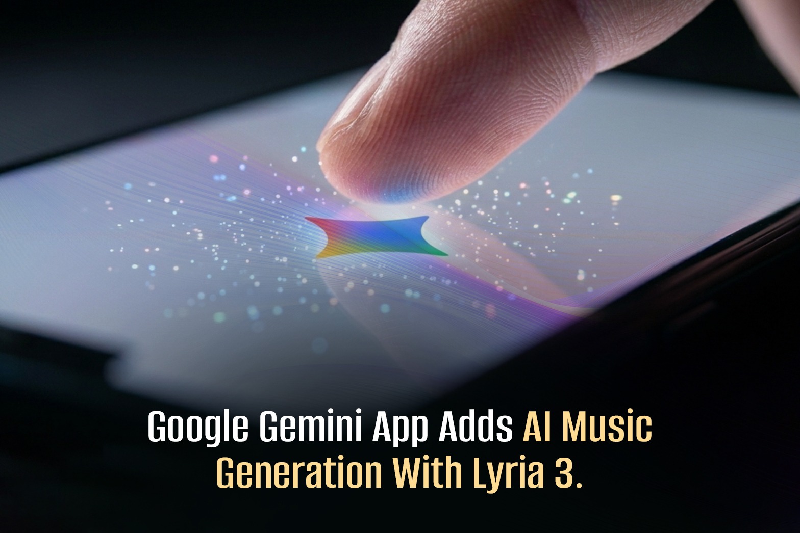 Google Gemini app adds AI music generation with Lyria 3.