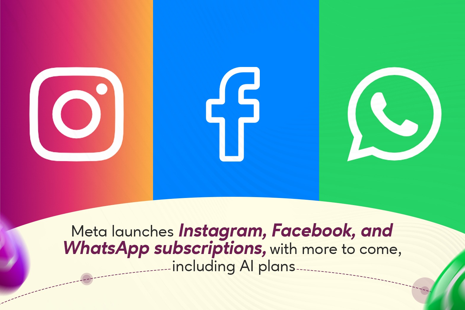 Meta launches Instagram, Facebook, and WhatsApp subscriptions, with more to come, including AI plans